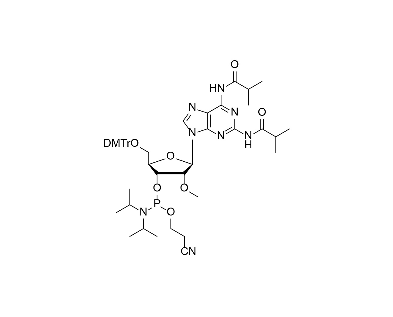 DMTr-2'-O-Me-N2,N6-Diibu-2-amido-rA-3'-CE-Phosphoramidite