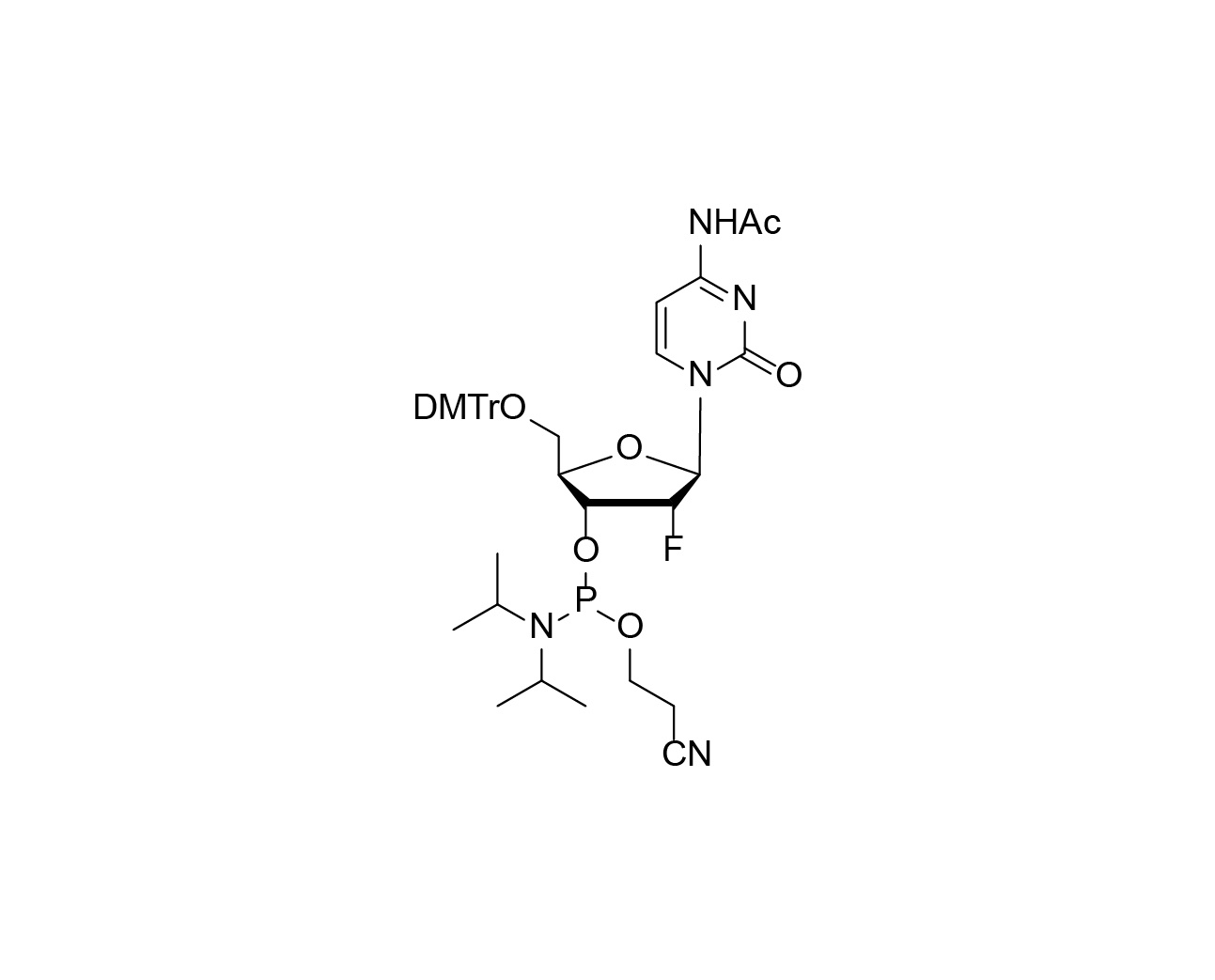 DMTr-2'-F-dC(Ac)-3'-CE-Phosphoramidite