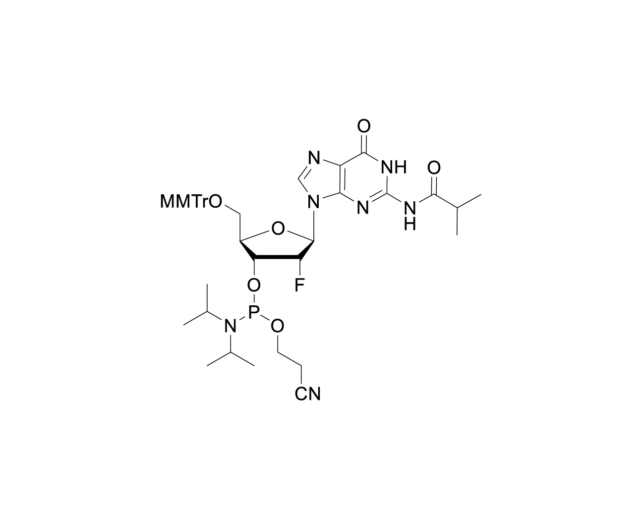 MMTr-2'-F-dG(iBu)-3'-CE-Phosphoramidite