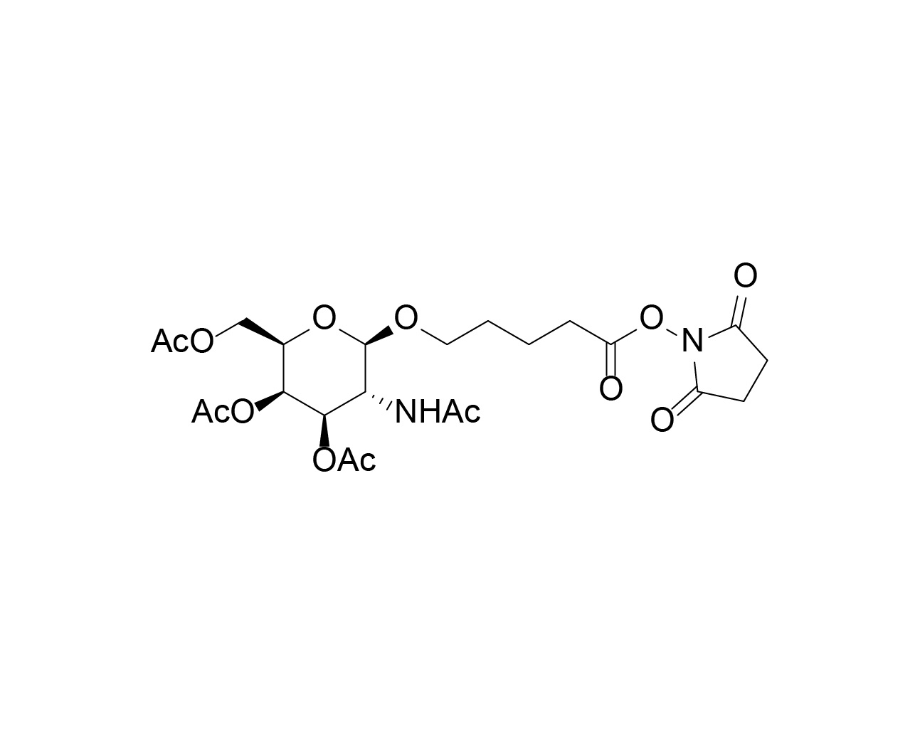 Peracetylated GalNAc succinimidyl pentanoate