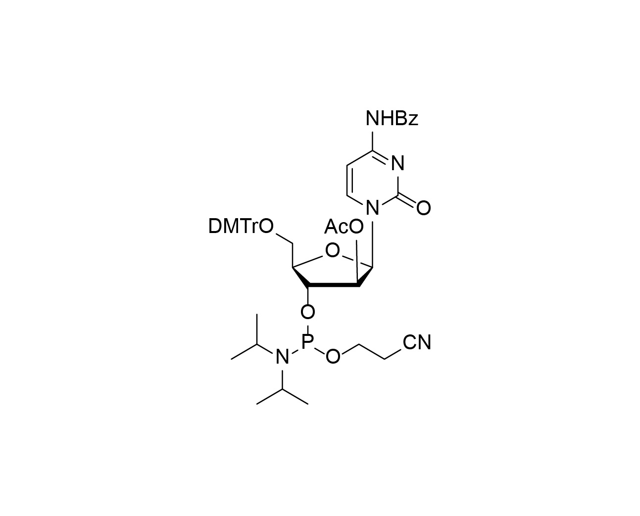 DMTr-2'-ara-OAc-C(Bz)-3'-CE-Phosphoramidite