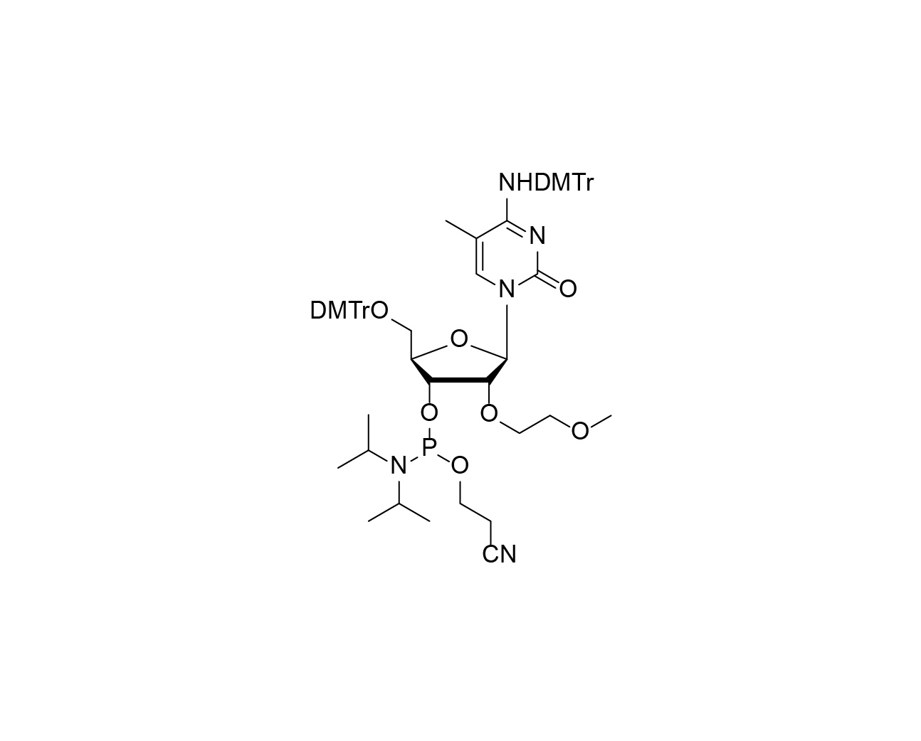 DMTr-2'-O-MOE-5-Me-rC(DMTr)-3'-CE-Phosphoramidite