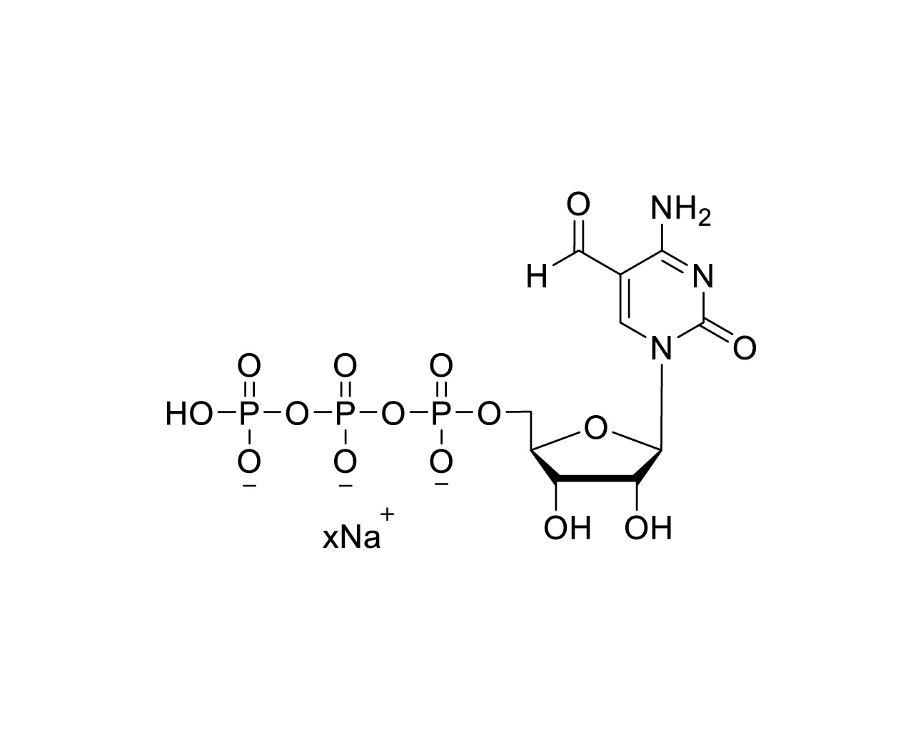 5-Formyl-CTP 100mM Sodium Solution