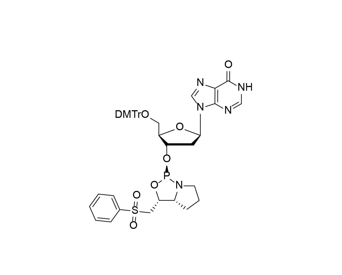 DMTr-dI-3'-(D)-PSM-Phosphoramidite