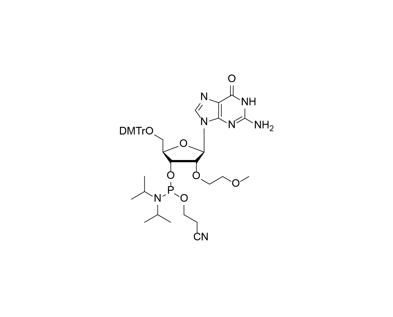 DMTr-2'-O-MOE-rG-3'-CE-Phosphoramidite
