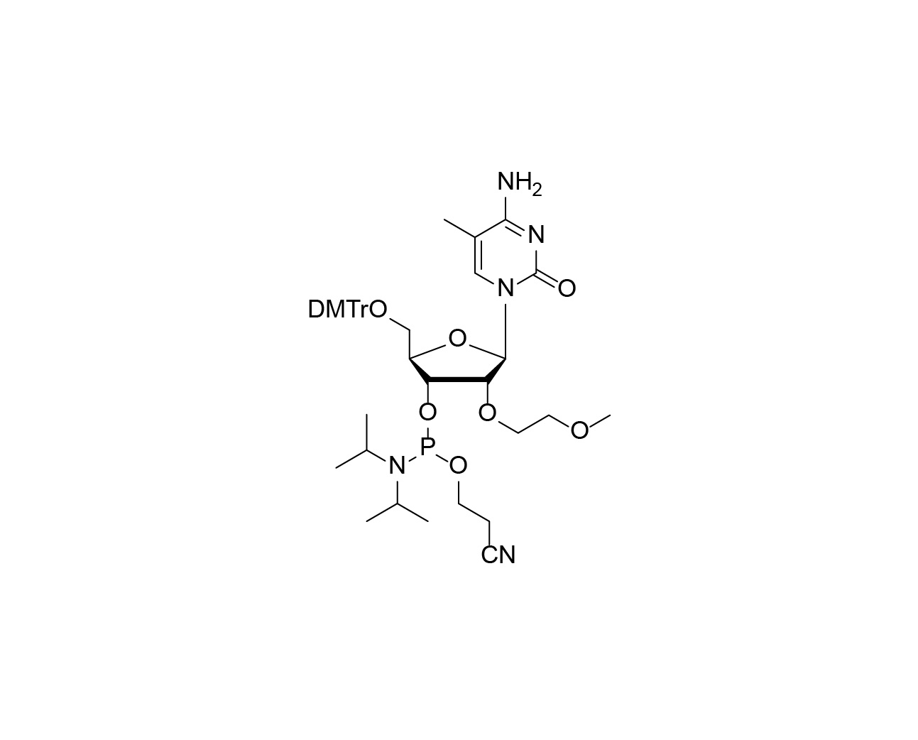 DMTr-2'-O-MOE-5-Me-rC-3'-CE-Phosphoramidite