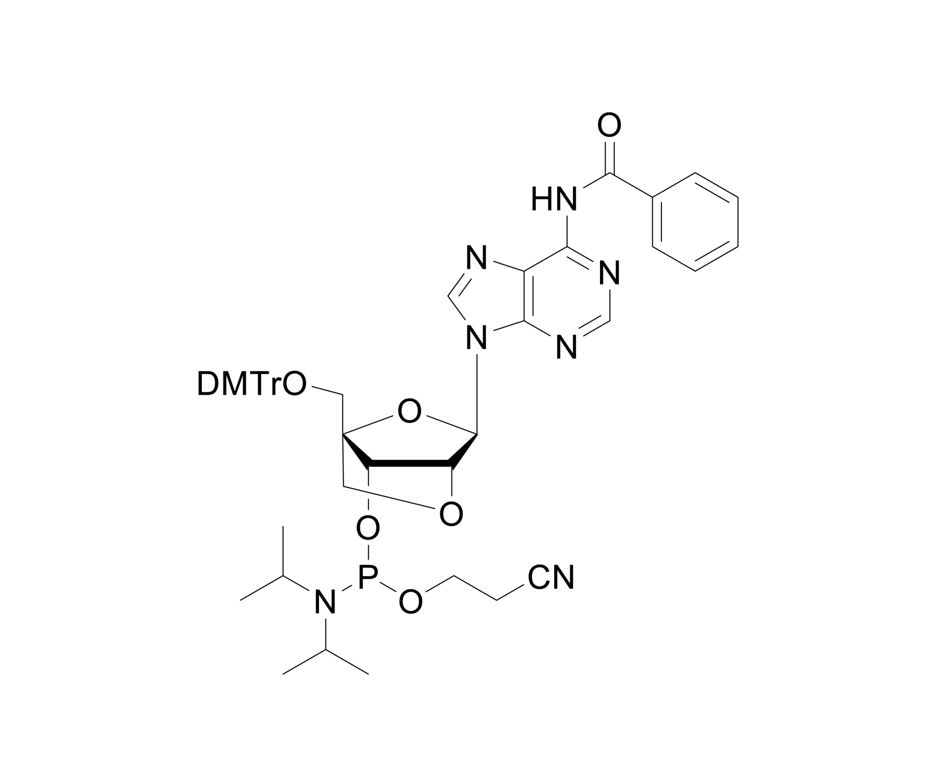 DMTr-2'-O-4'-C-Locked-rA(Bz)-CE-Phosphoramidite