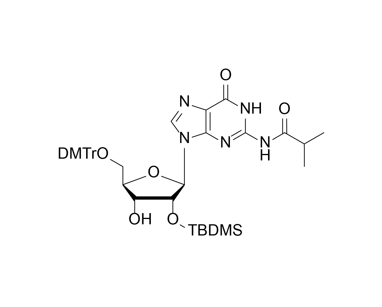5'-O-DMTr-2'-O-TBDMS-rG(iBu)
