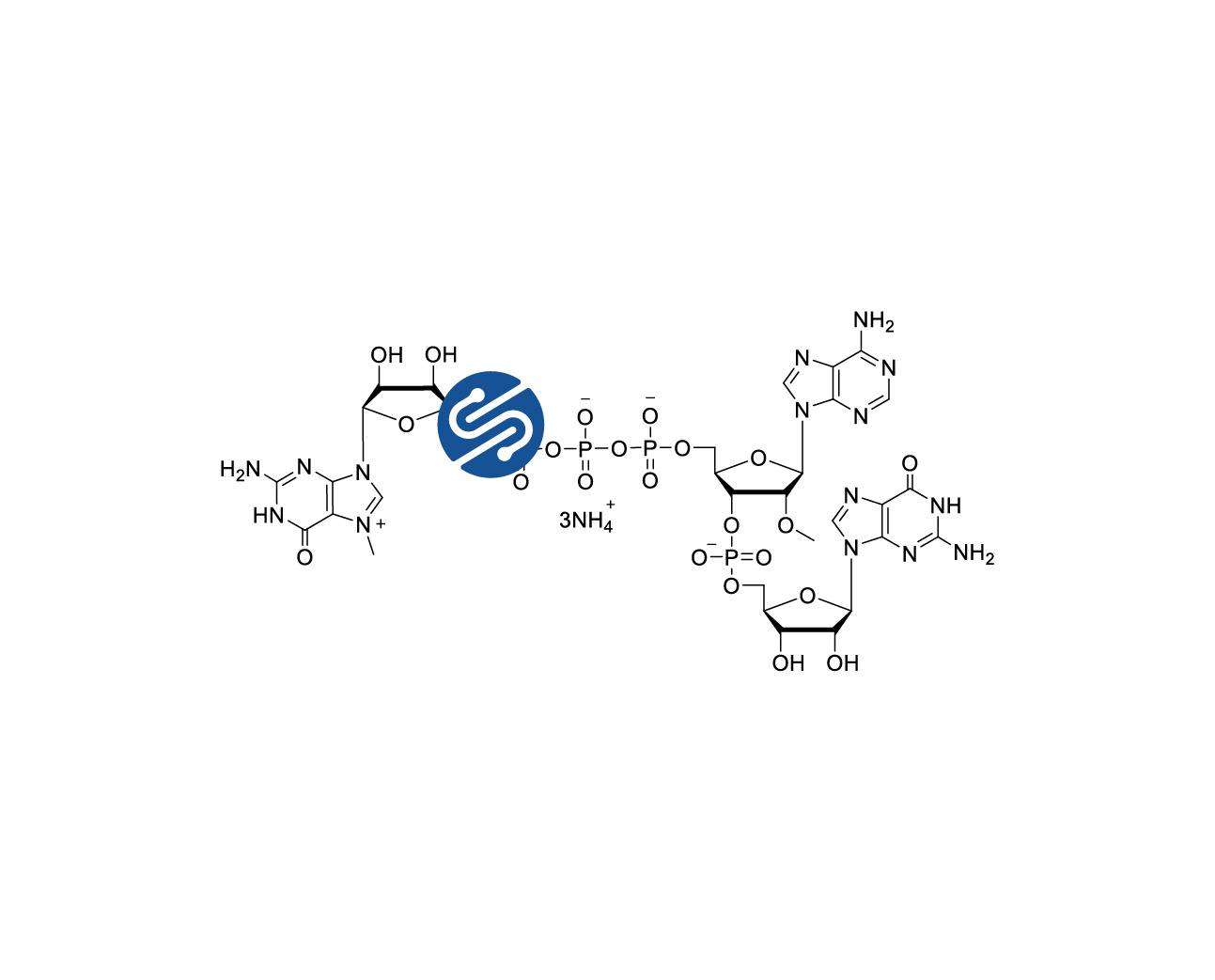 CAP 5 m7G(5')vppp(5')(2'OMeA)pG 100mM Ammonium Solution
