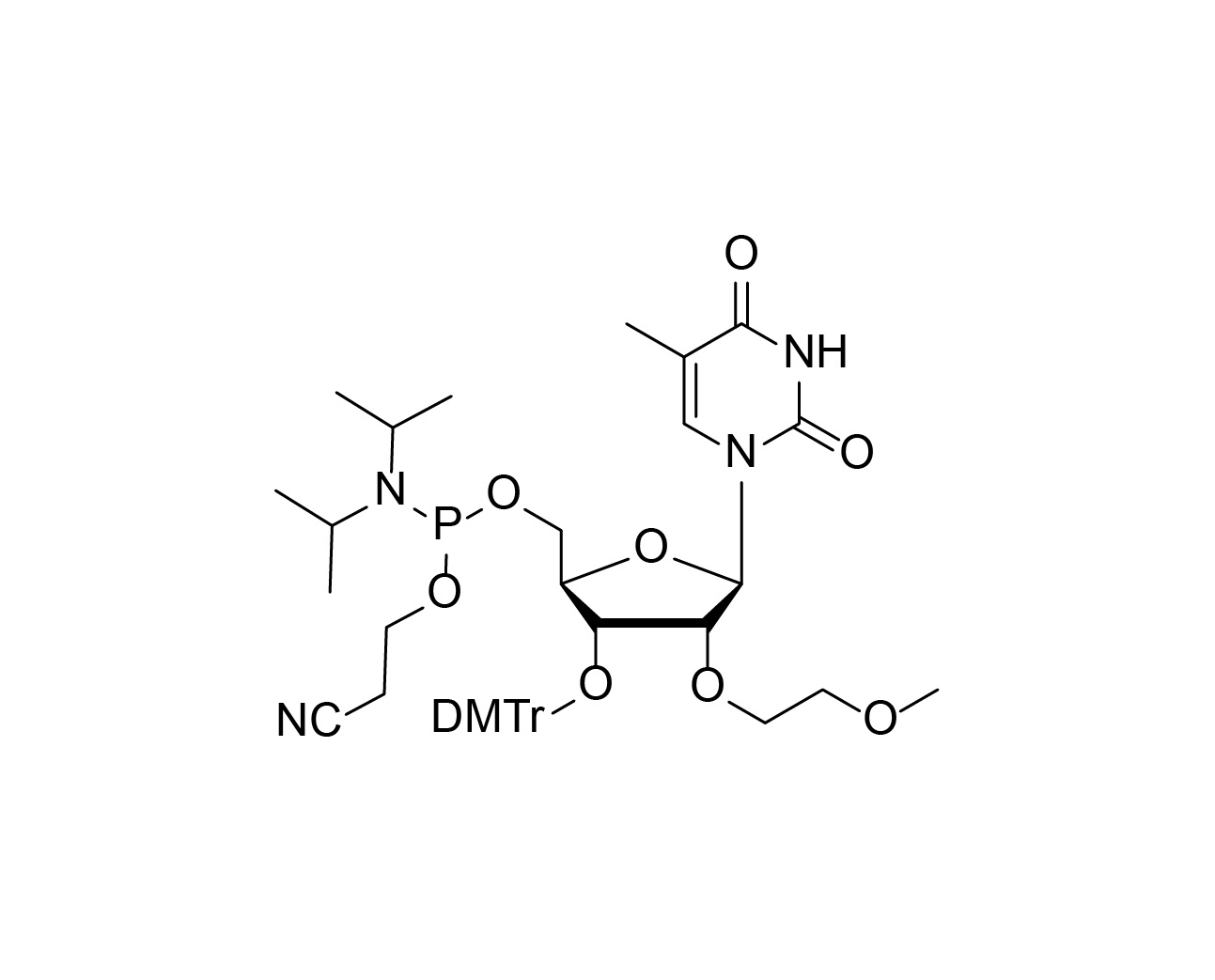 3'-O-DMTr-2'-O-MOE-rT-5'-CE-Phosphoramidite