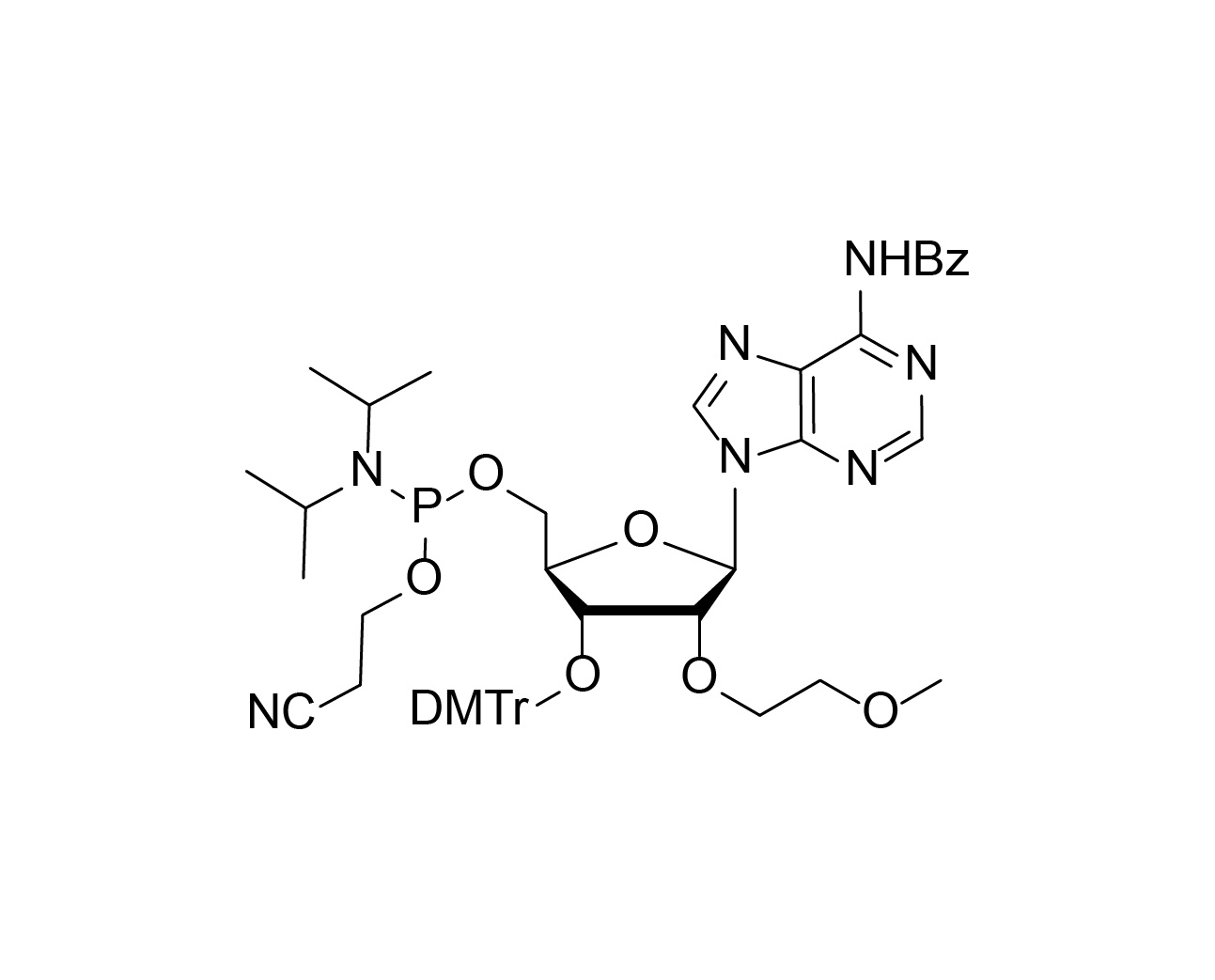 3'-O-DMTr-2'-O-MOE-rA(Bz)-5'-CE-Phosphoramidite