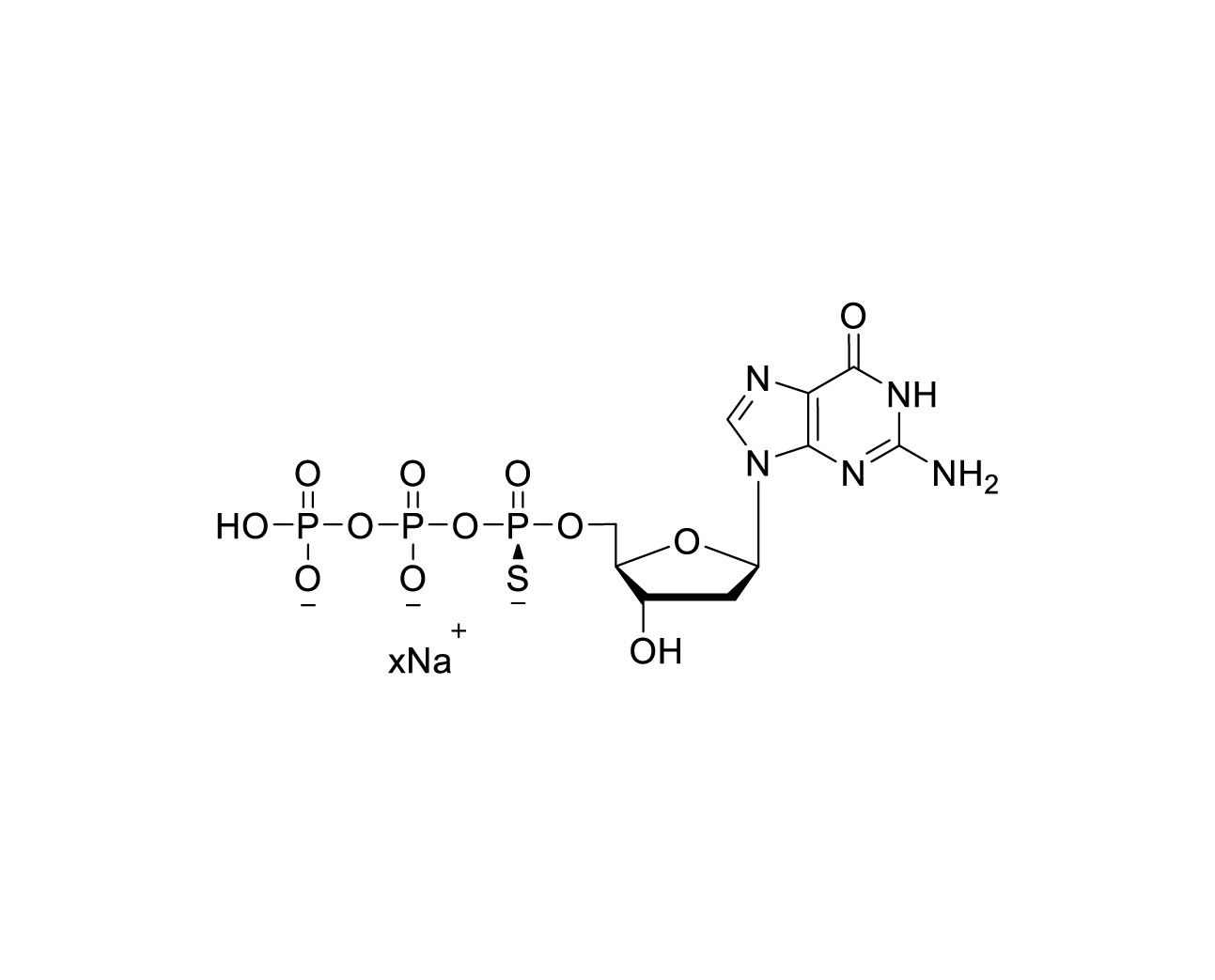 dGTPαS (Sp isomer) 100mM Sodium Solution
