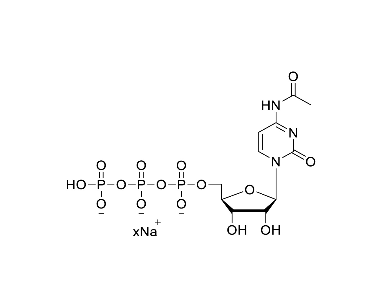 N4-Acetyl-CTP 100mM Sodium Solution