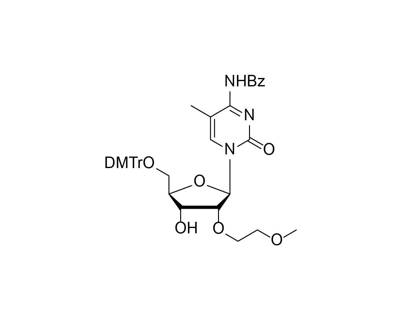 5'-O-DMTr-2'-O-MOE-5-Me-rC(Bz)