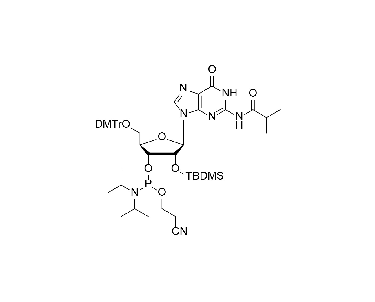 DMTr-2'-O-TBDMS-rG(iBu)-3'-CE -Phosphoramidite