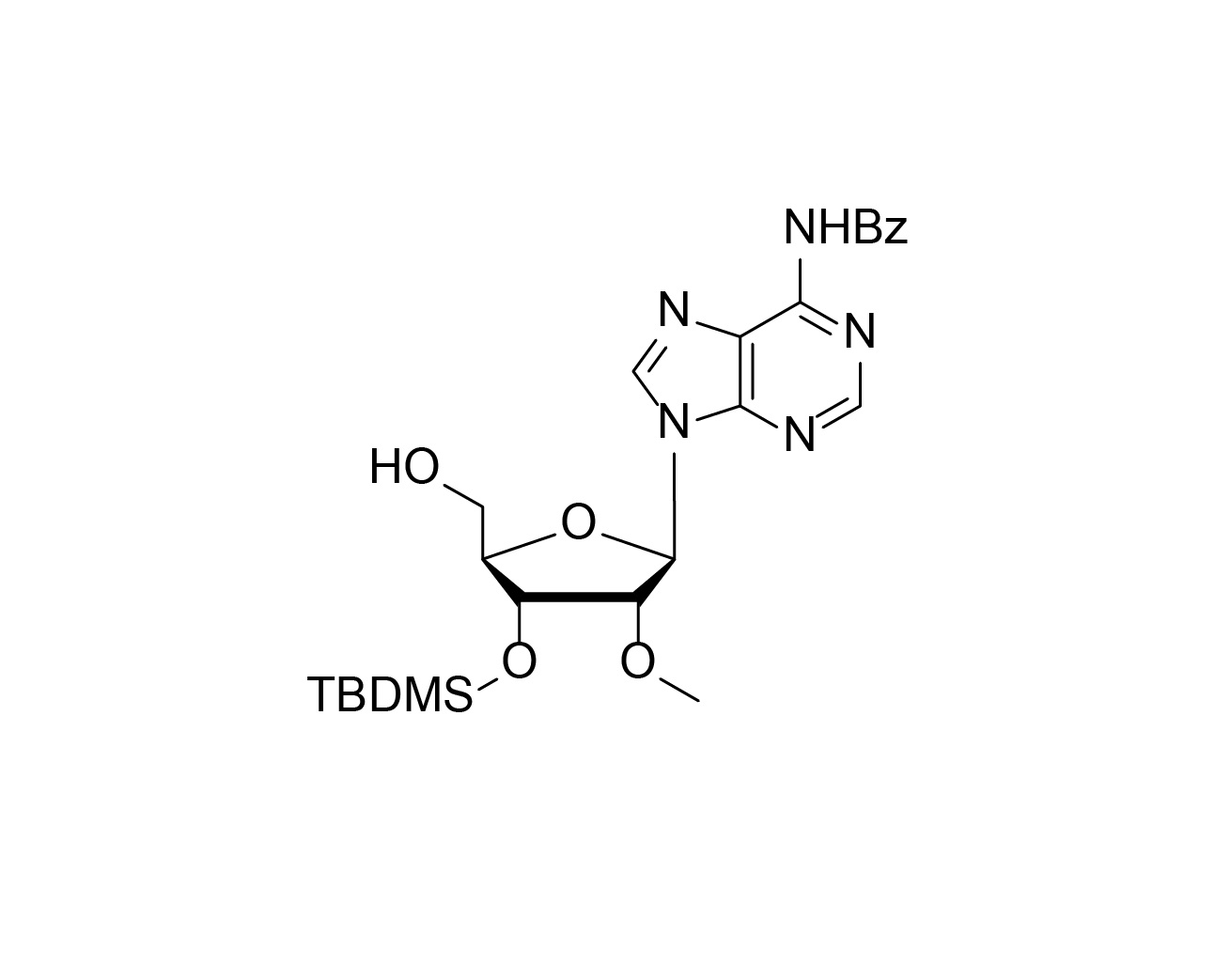 3'-O-TBDMS-2'-O-Me-rA(Bz)