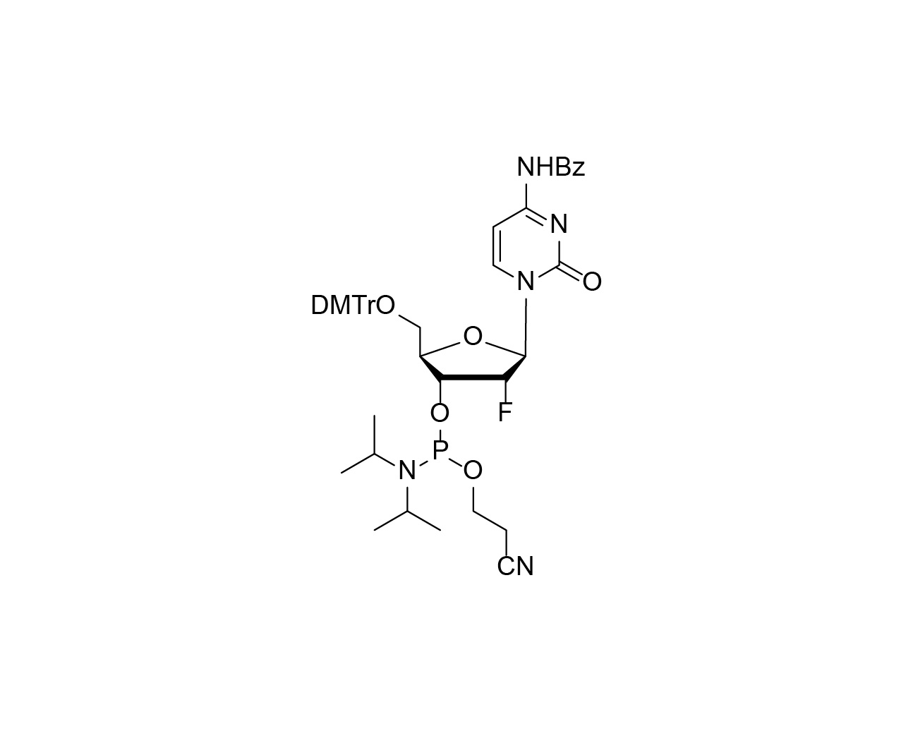 DMTr-2'-F-dC(Bz)-3'-CE-Phosphoramidite