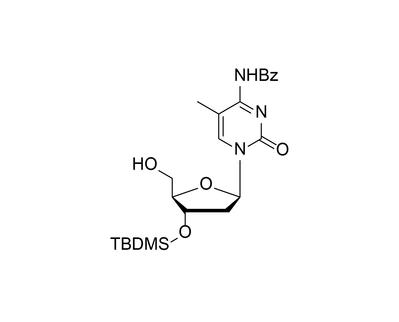 3'-O-TBDMS-2'-5-Me-dC(Bz)
