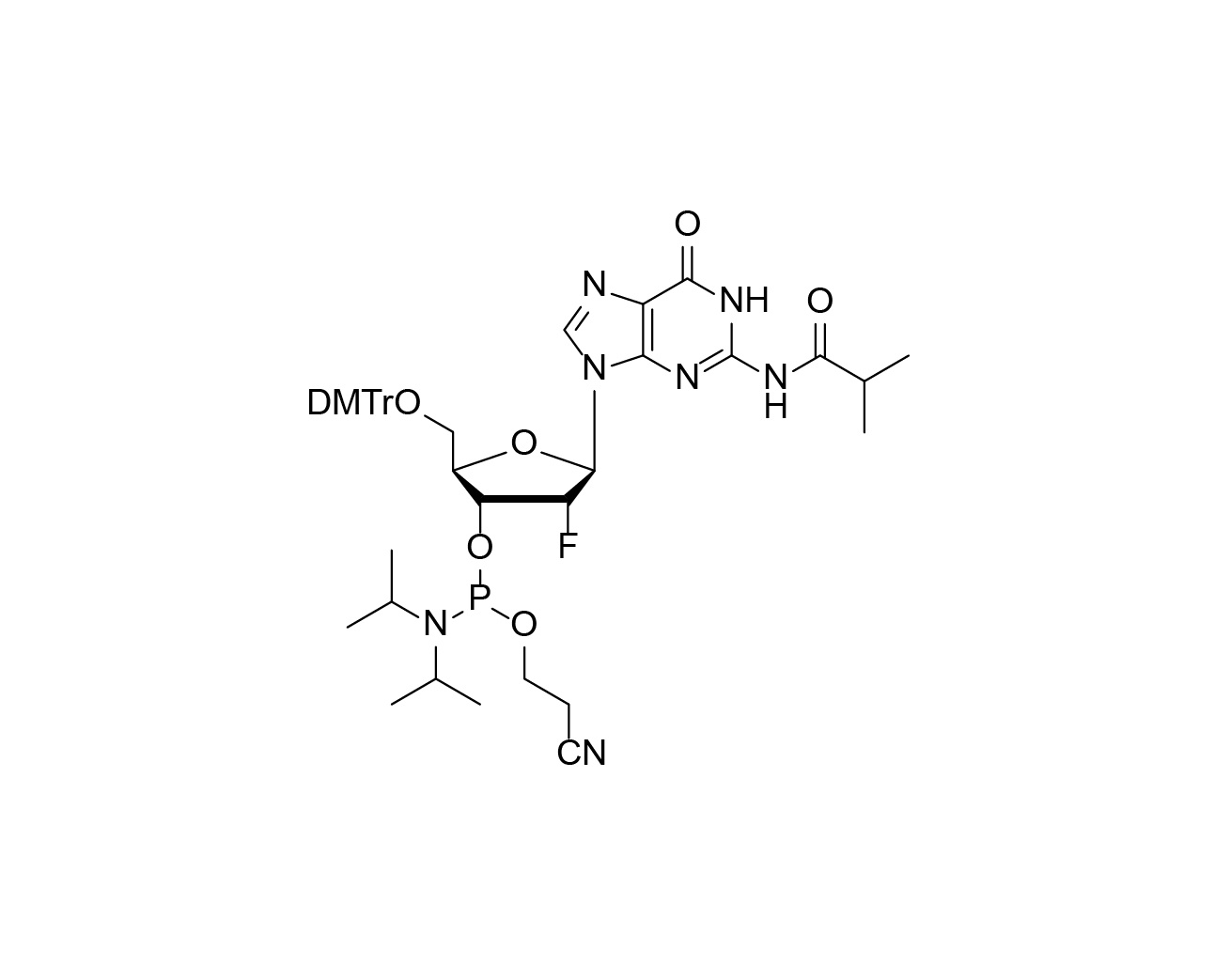 DMTr-2'-F-dG(iBu)-3'-CE-Phosphoramidite