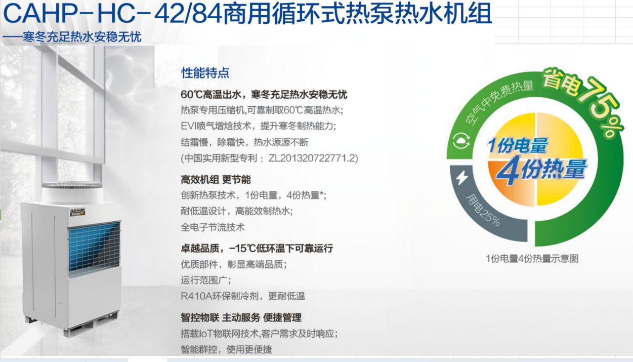 史密斯商用空氣能熱水機(jī)