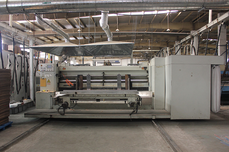 High-speed water-based printing slotting and die-cutting machine