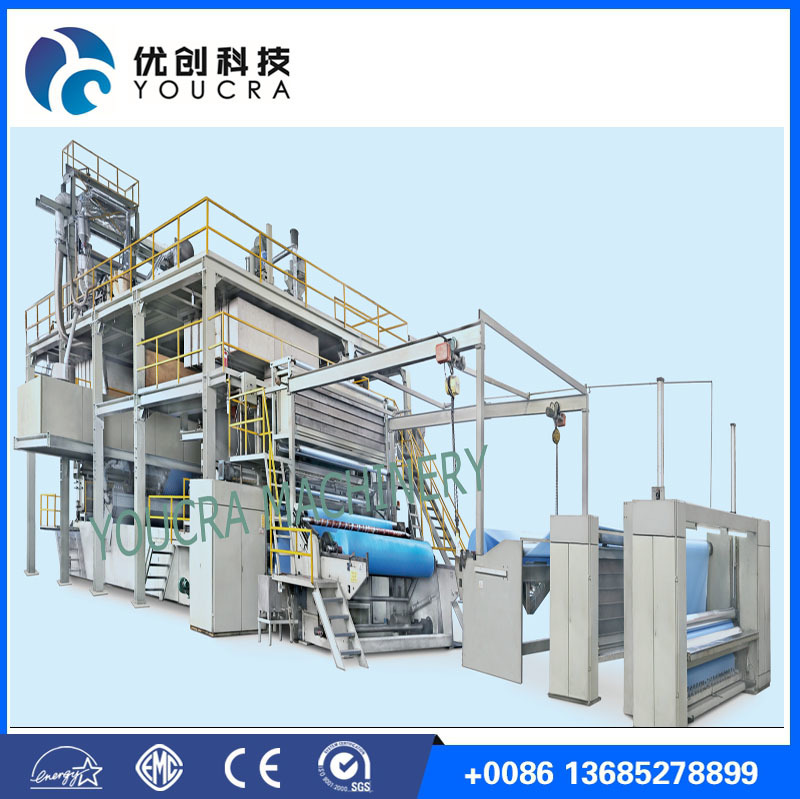 ISO9000 certiificate PP Spunbond nonwoven fabric making machine 1600SMS 2400SMS