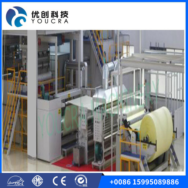 Polypropylene spun-bonded nonwoven fabric manufacturing machinery 1600SMS, 3200SMS