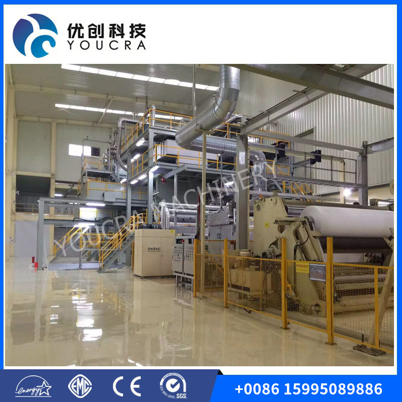 Polypropylene spun-bonded nonwoven fabric manufacturing machinery 1600SMS, 2400SMS, 3200SMS