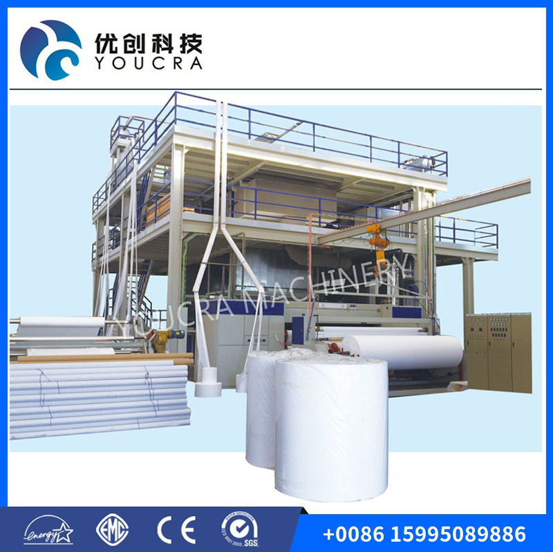 CE certified polypropylene spunbond nonwoven fabric manufacturing machinery 2400 stainless steel