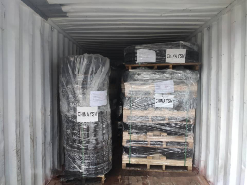 Ysm Loaded One Container Excavator And Bulldozer Parts