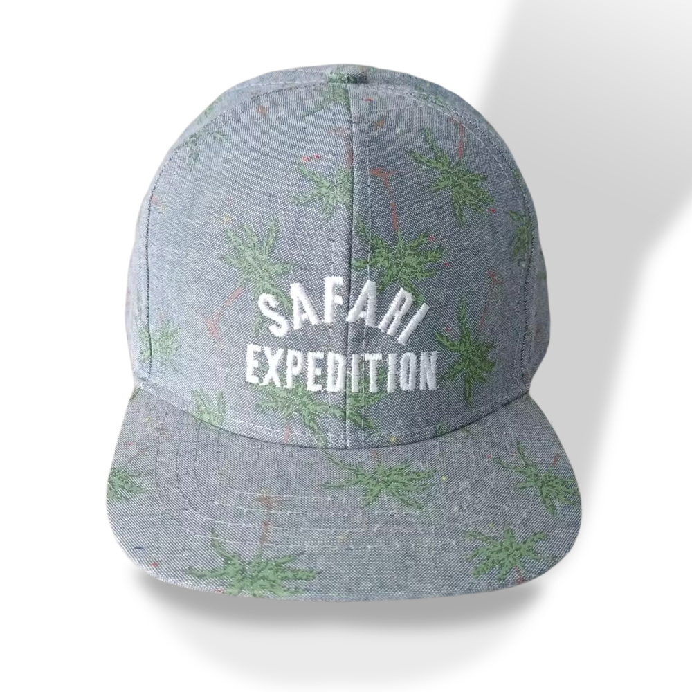 cotton fabric baseball hat manufacturer with allover embroidery logo for kids