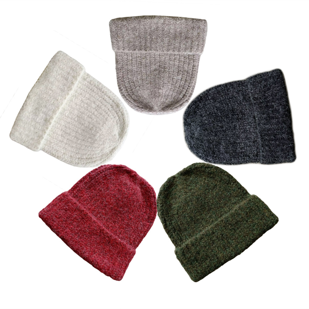 plush yarn beanie manufacturer fashion style