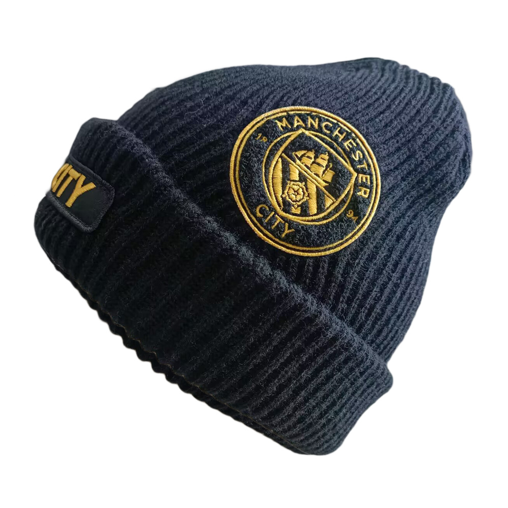 100% acrylic yarn knitted beanie wholesale with various embroidery logo and patch