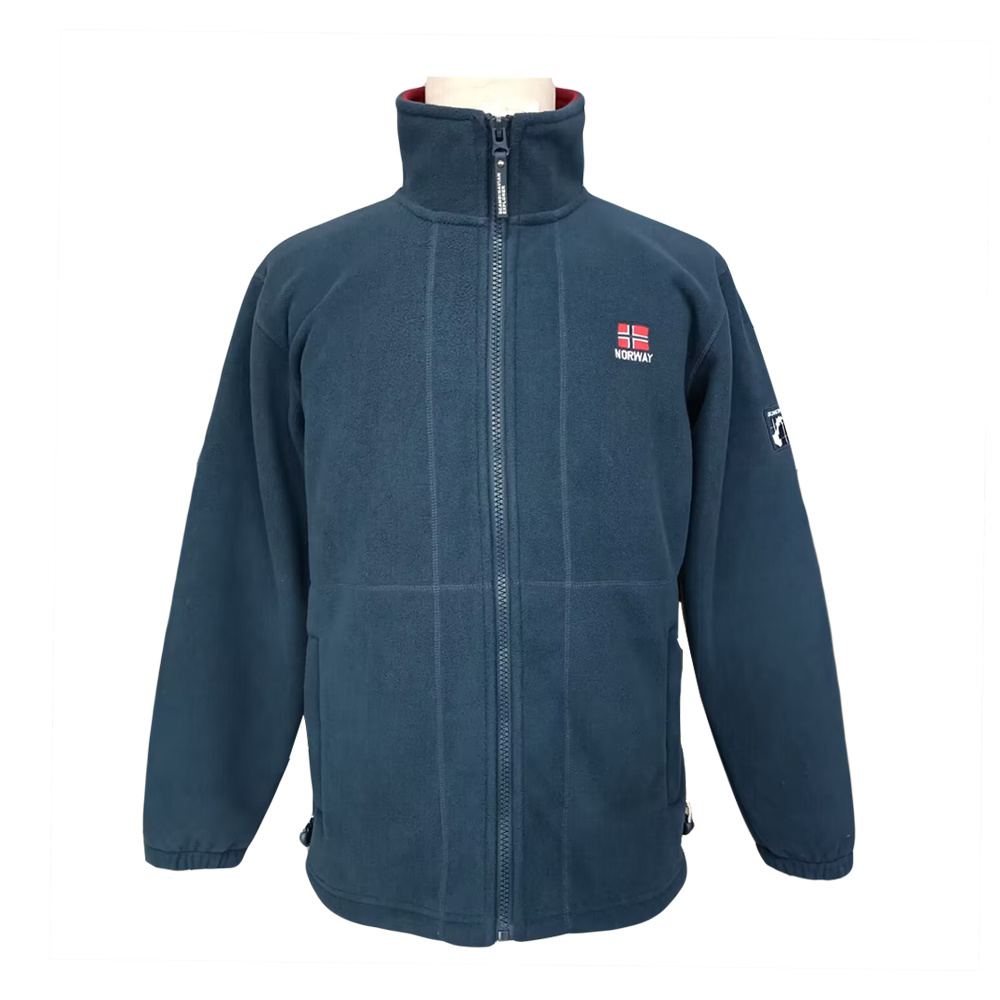 2024 Men Outdoor Zipper Collar Fleece Thermal Winter Fleece Jacket