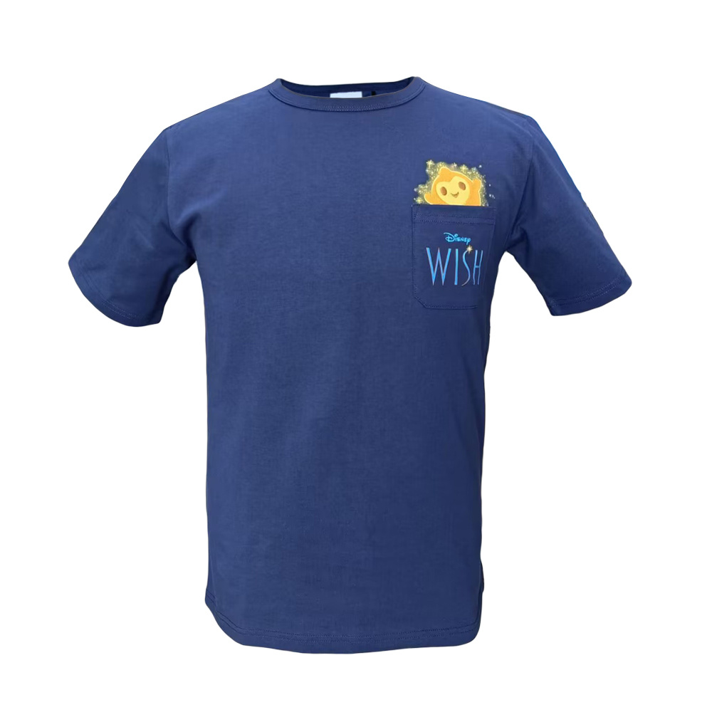 Adult Cotton Short Sleeve T-shirt with Digital Print and Embroidery logos above the Breast Pocket