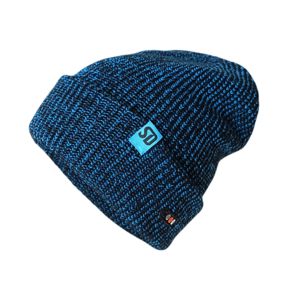 AB color yarn winter beanies wholesale with cuff