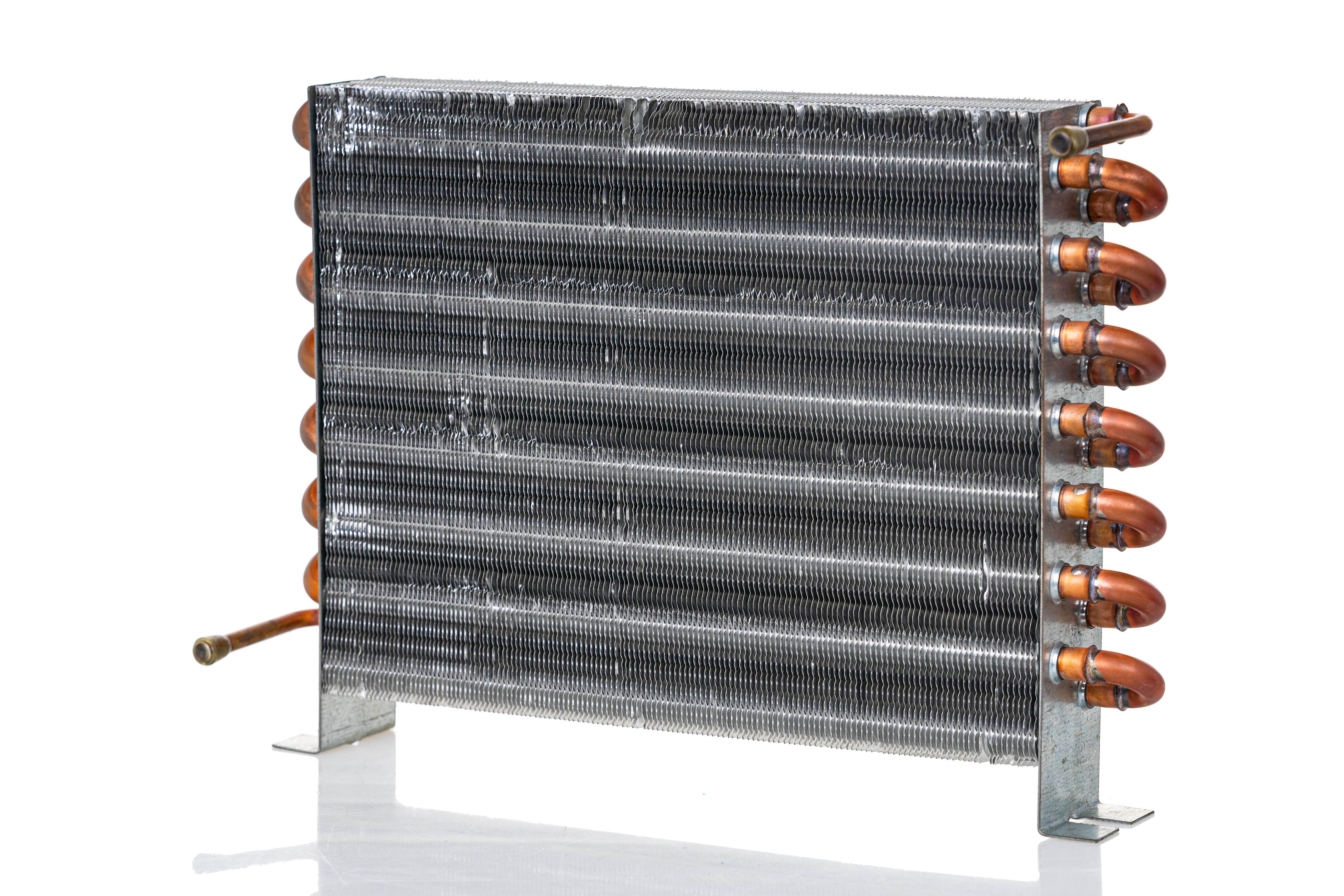 Copper and aluminum fin tube condenser toeflex ltd