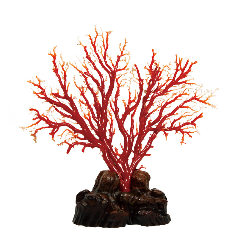 阿卡红珊瑚树摆件