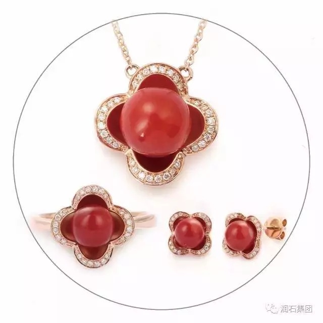 润石珠宝“静叶思”新品亮相上海珠宝展