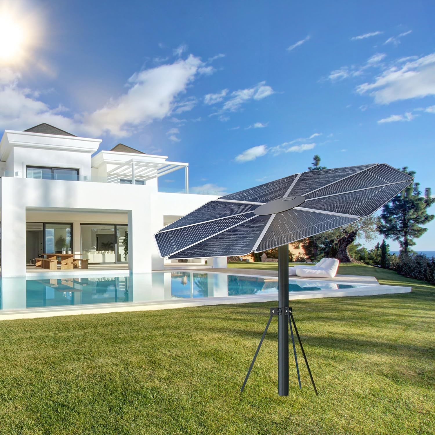 Harnessing the Power of Solar Parasol Systems for Off-Grid Living