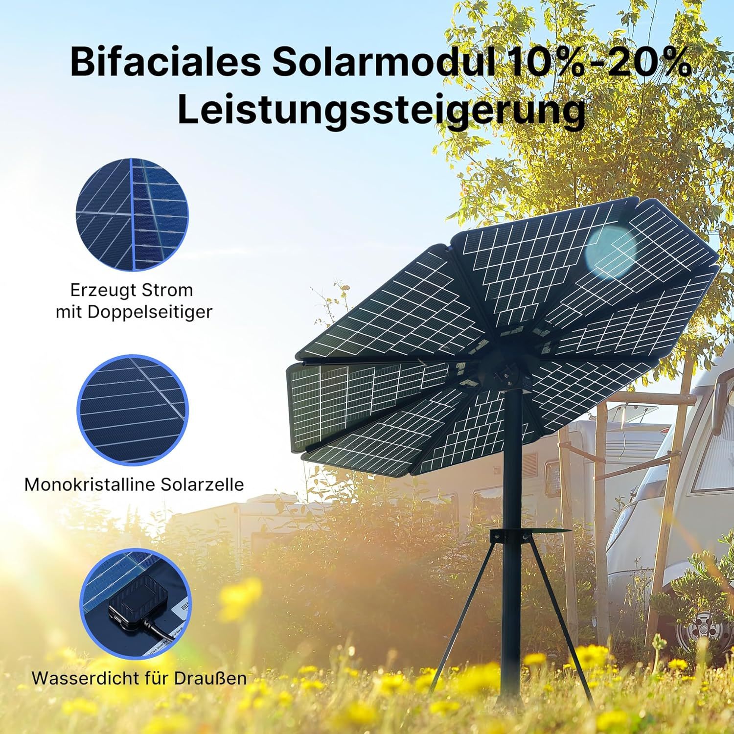 Unleash Sustainable Energy Solutions with Solar Parasol System