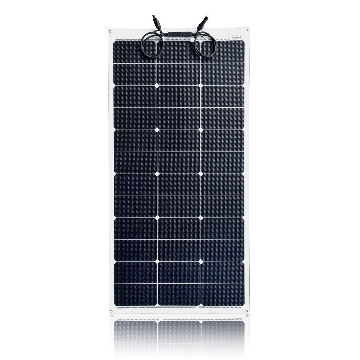 High-efficiency monocrystalline silicon semi-flexible solar panels