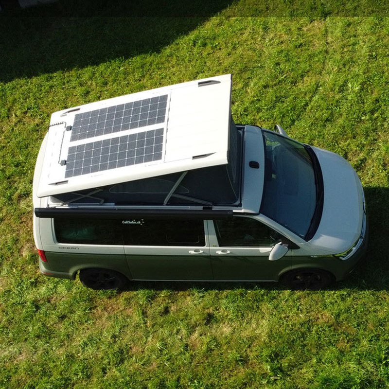 Semi-flexible solar panel