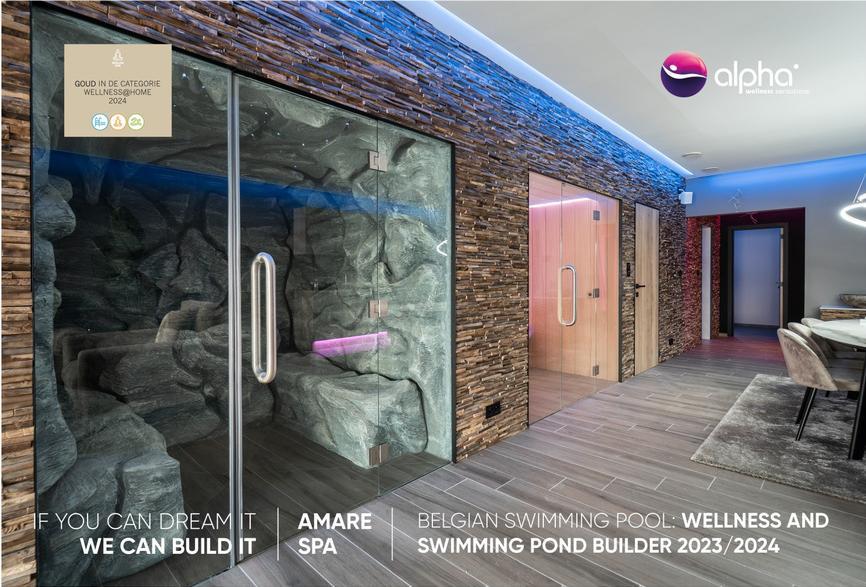 比利时游泳池：健康与游泳池建设者2023/2024 |Amare水疗中心|金牌