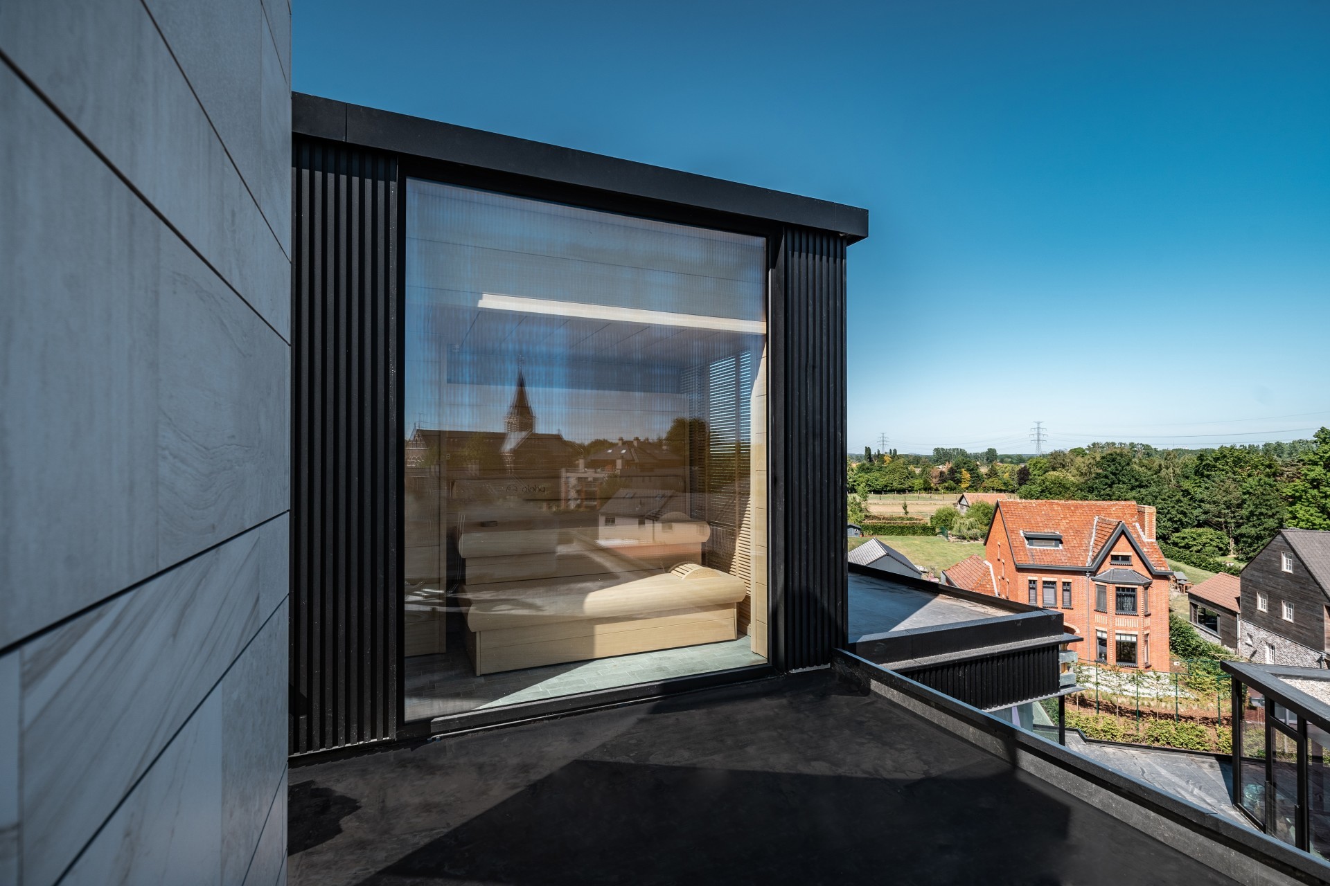Panoramic sauna, Hasselt (BE)