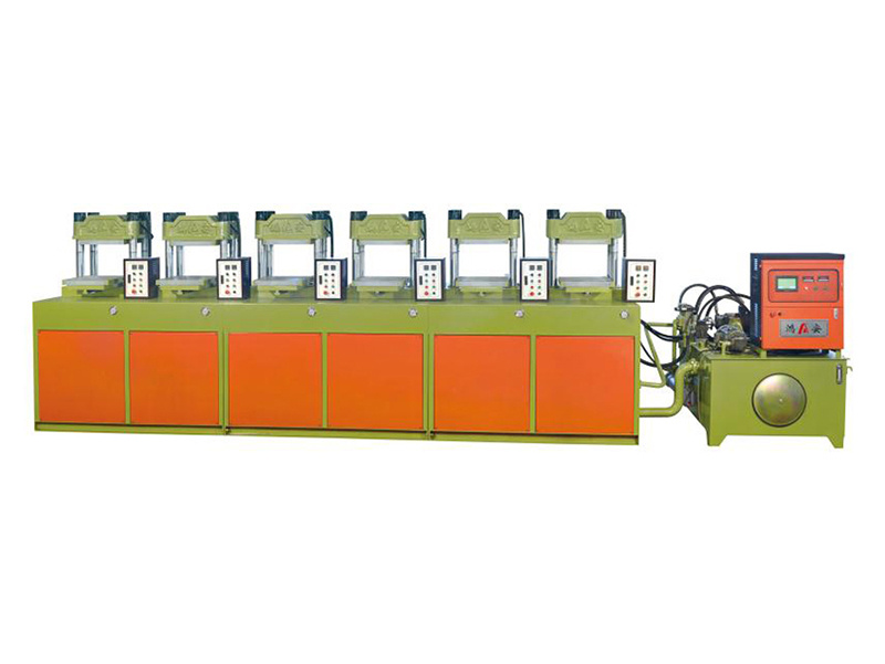 Fully automatic rubber compression molding machine
