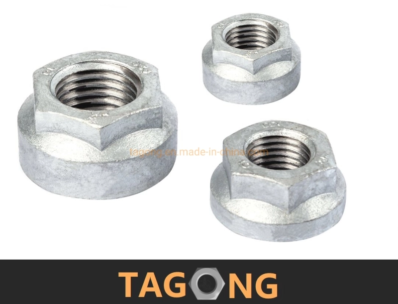 DIN6331 High Quality Carbon Steel Hex Flange Nut Fasteners Fitting