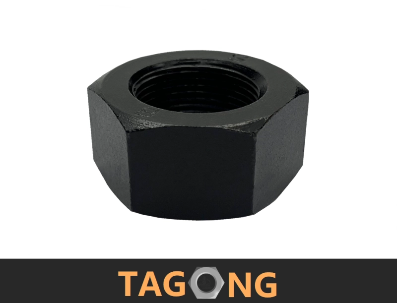 China Factory Carbon Steel Hex Nuts / DIN934/ISO4032 / ANSI B18.2.2 / ASTM A194 2h Nuts Grade 6/8/10 Yellow Zinc Plating