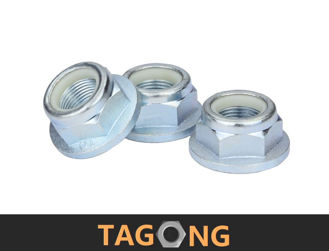 DIN1666 Prevailing Torque Type Hexagon Nuts Flange Nuts