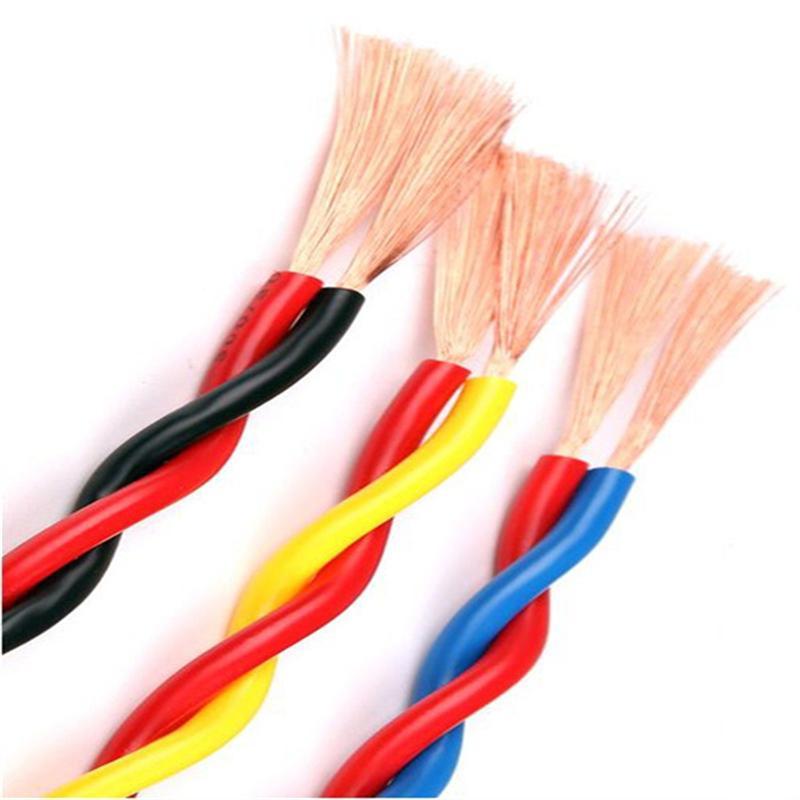 RVS PVC Insulated Flexible Twisted Electrical Wire And Cables